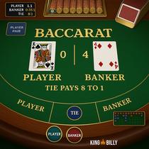KingBilly - Baccarat - Ātra Galda Spēle